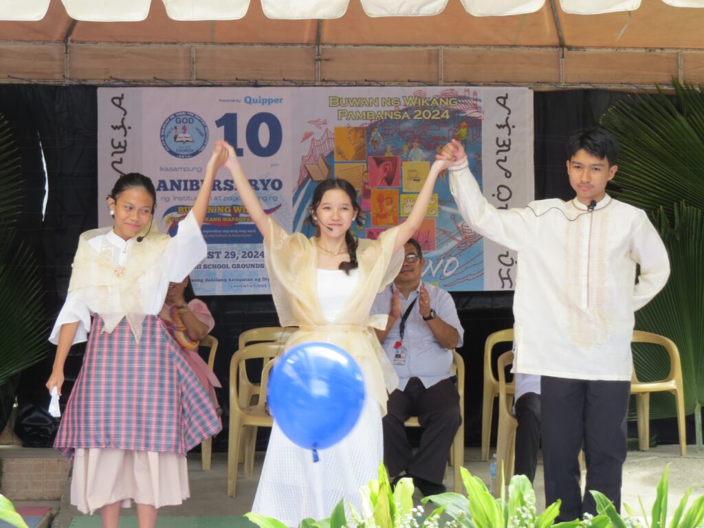 private school in Mandaue 3 students during an event in a private school in Mandaue City